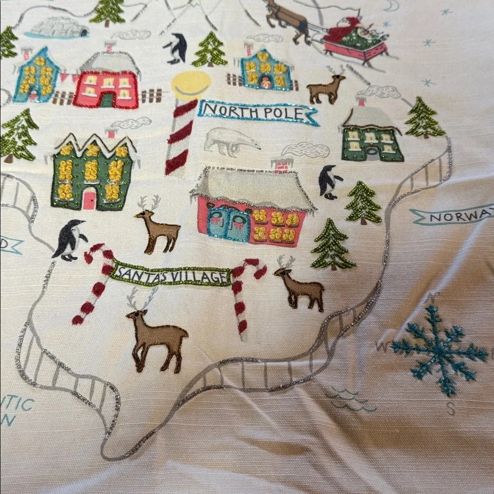 Festive Holiday Pottery Barn Pillow Cover
